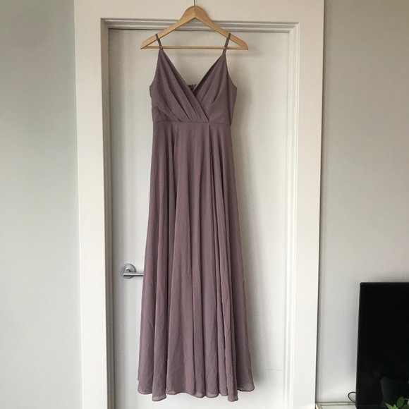Lulu's All About Love Taupe Maxi Dress (Large) - Picture 5 of 9